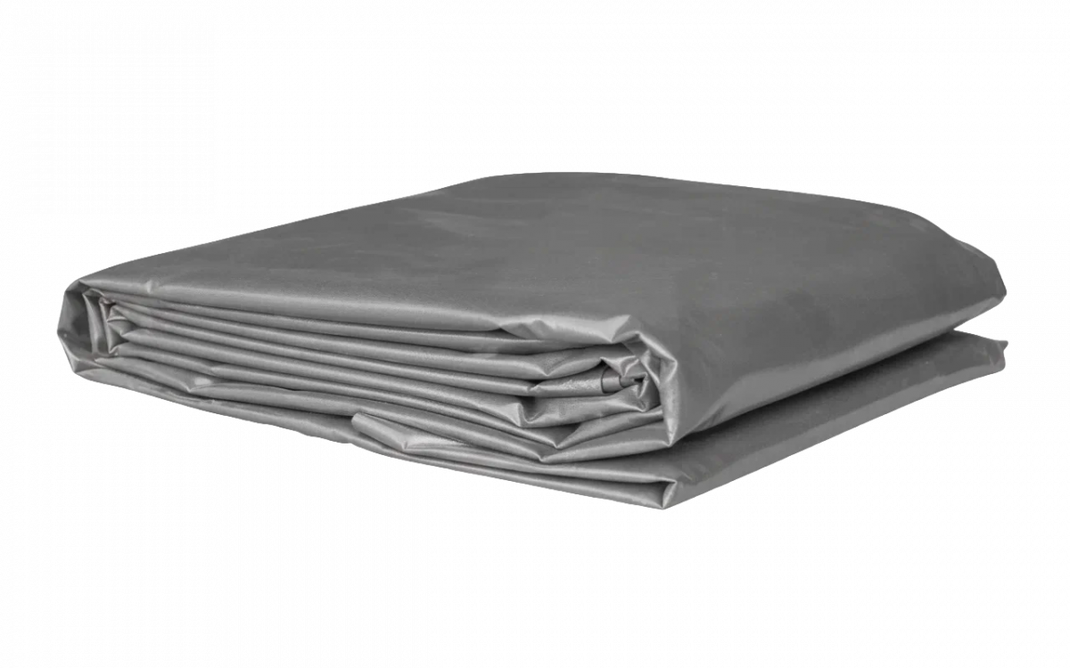 Огнеупорный тент 10 x 10 м «ПВХ 650 Г1» (негорючий), с люверсами