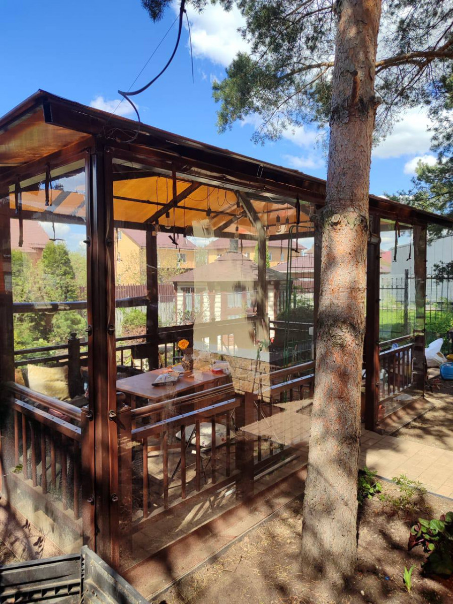 Мягкие окна 1500 микрон для балкона